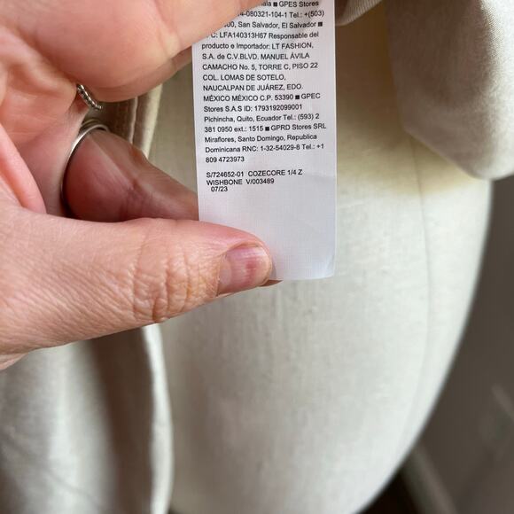 Old Navy Cloud+ Cropped 3/4 Zip CozyCore Wishbone Sweatshirt Size Large - Picture 10 of 10